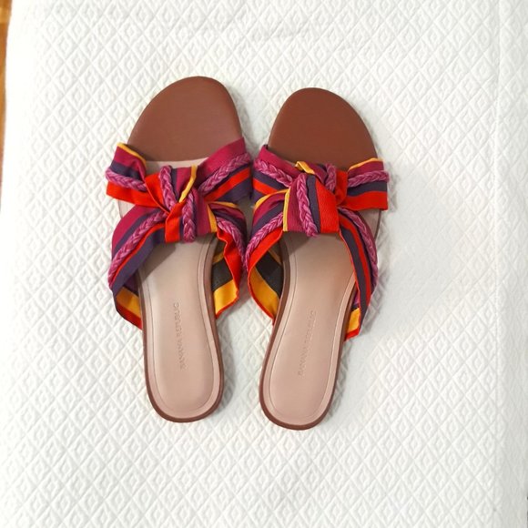 Banana Republic Twisted Fabric Slide Sandal - Picture 1 of 7